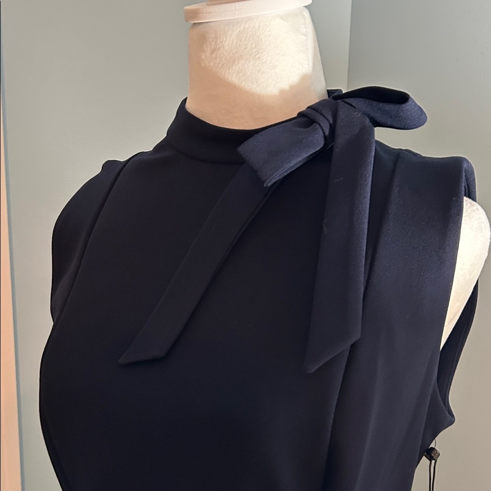 Calvin Klein Navy Sleeveless Dress - Picture 2 of 2